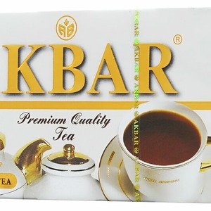 Akbar Золотая серия черный чай в пакетиках, 25 шт