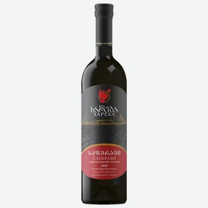 Вино ХАРЕБА Саперави с фруктовым тоном красное сухое (Грузия), 0,75л
