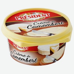 Сыр плавленый President Creme De Camembert 50%, 125 г