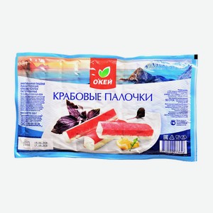 Крабовые палочки ОКЕЙ охл имит 300г