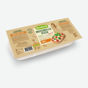 БЗМЖ Сыр моцарелла Бонфесто пицца 40%, кг