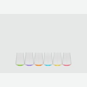 Набор стаканов Crystalex Alex RAINBOW FRESH 6 шт в магазине Золотое Яблоко