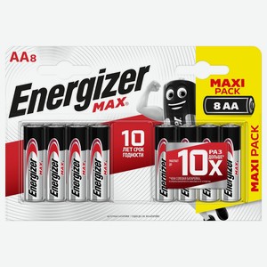 Батарейка Energizer MAX AA 8 шт.