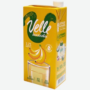 Овсяный напиток Velle Банан 3.2%, 1 л