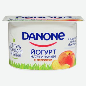 Йогурт Danone персик 2.9%, 110 г