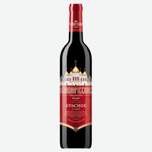 Вино красное Канонические Традиции сладкое 11.5%, 0.7 л