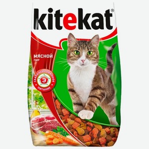 Сухой корм для кошек Kitekat Мясной пир, 1.9 кг