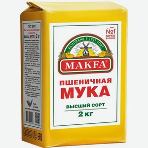 Мука Makfa Пшеничная 2кг 2 кг