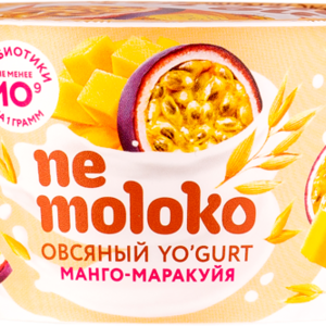 Йогурт 5% овсяный Немолоко Манго маракуйя Сады Придонья п/б, 130 г
