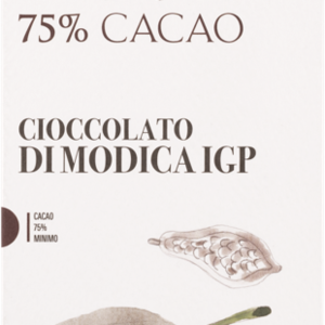Шоколад горький 75% Контесса Кабосса из Сицилии Накре кор, 75 г
