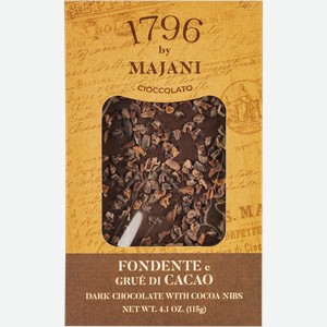 Шоколад темный Маджани с зернами какао Маджани м/у, 115 г