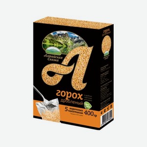 Крупа Алтайская сказка Горох дробленый 80г*5