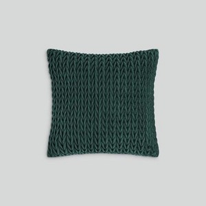 Декоративная подушка Togas Нотарио зелёная 45х45 см