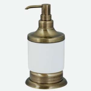 Дозатор для мыла Boheme Medici бронзовый 8,5х8,5х17,5 см