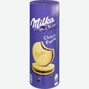 Печенье Milka с начинкой и молочным шоколадом 260 г