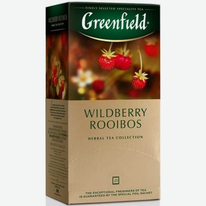 Чай травяной Greenfield Wildberry Rooibos 25 пакетиков