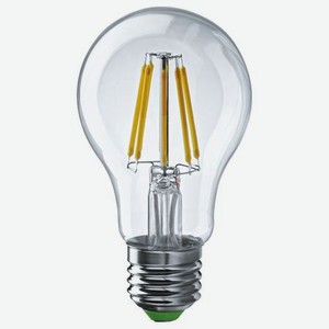 Лампа светодиодная Navigator груша прозрачная 8Вт цоколь E27 (теплый свет)
