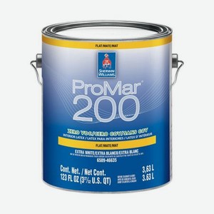 Краска Sherwin-Williams ProMar 200 Zero VOC Interior Latex 3,8 л (B30T02654-16)