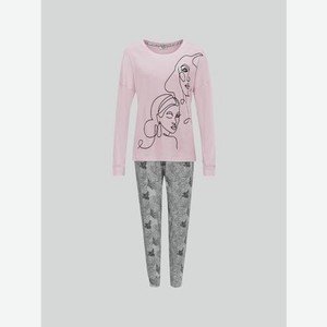 Пижама для девочек Togas Teens Кэрри розово-серая 170 см