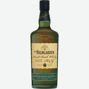  Виски российский «Highgarden 5 Years» 0,5 л