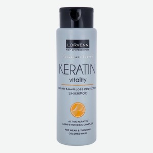 Восстанавливающий шампунь для с кератином волос Chromacare System Keratin Vitality Repair & Hair Loss Protection Shampoo: Шампунь 300мл