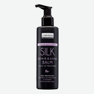 Бальзам для волос с протеинами шелка Silk Repair & Shine Balm 200мл