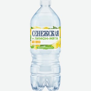 Вода Сенежская Лимон-мята негазированная 1л 1 кг