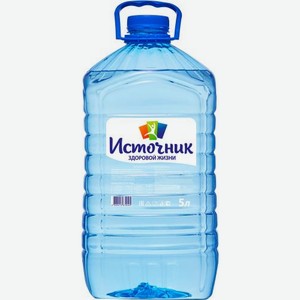 Вода Источник здоровой жизни питьевая негазированная 5л 5 кг