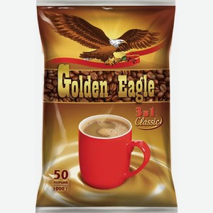 Кофейный напиток 3в1 Golden Eagle Classic 25x20г растворимый