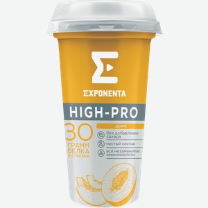 Напиток кисломолочный Exponenta High-Pro Дыня, 250 г