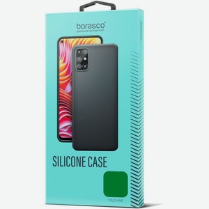 Чехол BoraSCO Silicone Case матовый для Samsung Galaxy S23 зеленый опал