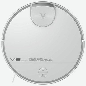 Робот-пылесос Viomi V3 Max, WiFi, сухая/влажная уборка, белый (V-RVCLM27A)