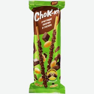 Соломка в глазури ChoK-ki с арахисом, 40 г
