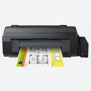 Принтер струйный Epson L1300 (C11CD81402) A3 USB черный