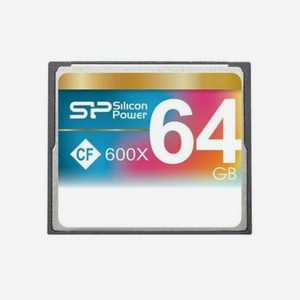 Флеш карта CF 64GB Silicon Power, 600X (SP064GBCFC600V10)