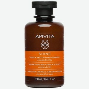 Шампунь APIVITA блеск & жизненная сила с апельсином и медом, флакон, 250 мл