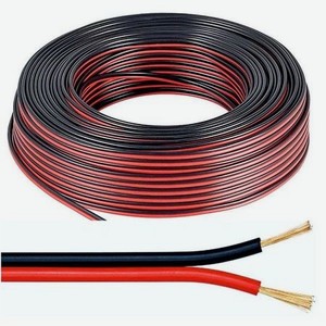 Акустический кабель 2x0,75 кв.мм 100м Technolink (черн/красн)