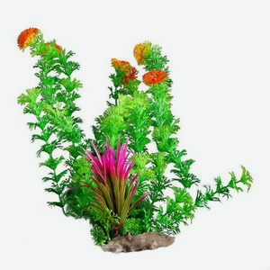 Растение для аквариума Пижон Аква на платформе в виде коряги 30 см