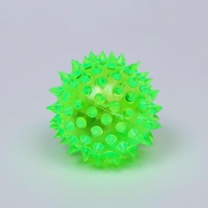 Игрушка для собак Пижон Мяч светящийся 5.5 см зелёный