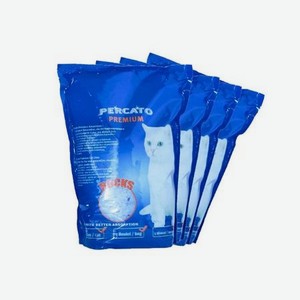 Наполнитель PERCATO Lilli Pet для кошачьего туалета силикагелевый впитывающий запах некомкующийся 20 литров 8 кг