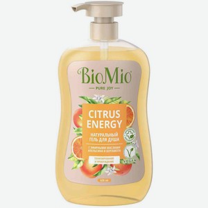 Гель для душа BioMio с эфирными маслами апельсина и бергамота, 650 мл