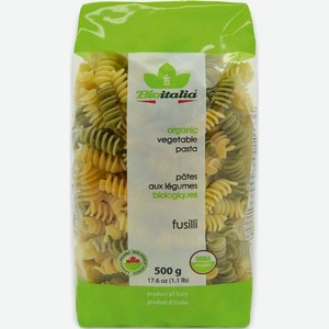 Макаронные изделия Fusilli Vegetable Bioitalia Organic, 500 г