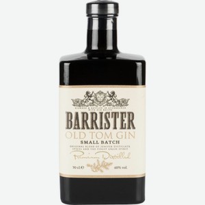 Джин Barrister Old Tom 40 % алк., Россия, 0,7 л