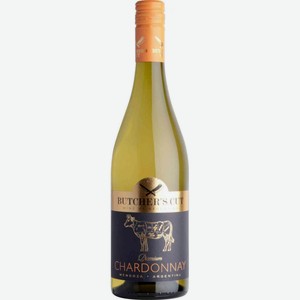 Вино Butcher s Cut Chardonnay белое полусухое 13 % алк., Аргентина, 0,75 л