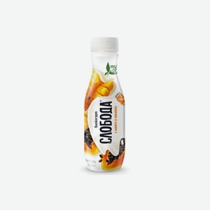 Биойогурт Слобода питьевой с манго и папайей 2,0% 260 г
