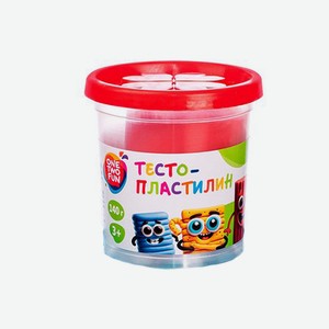 Тесто-пластилин One Two Fun в банке 1 шт. цвет в ассортименте