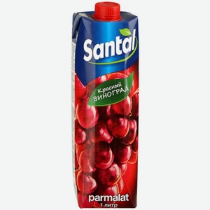Сок SANTAL Красный виноград, 1 л