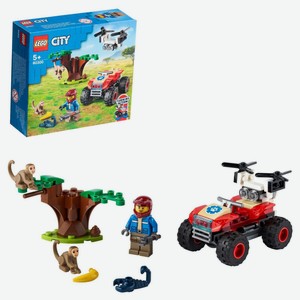 Конструктор LEGO City  Спасательный вездеход для зверей 