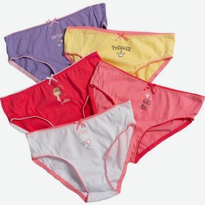 Трусы Family Collection детские для девочек 4-9 лет 5шт в ассортименте