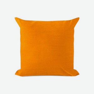 Декоративная подушка Linen Love Золото инков коричнево-оранжевая 45х45 см